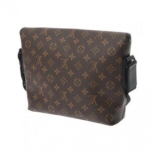 Louis Vuitton Macassar Messenger Monogram Bag Magnetic Brown Shoulder